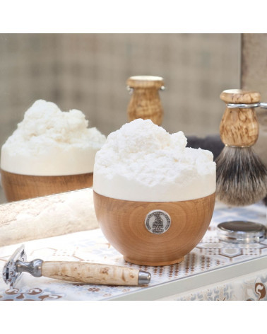 Jabón de afeitar con cuenco de madera - Cítricos