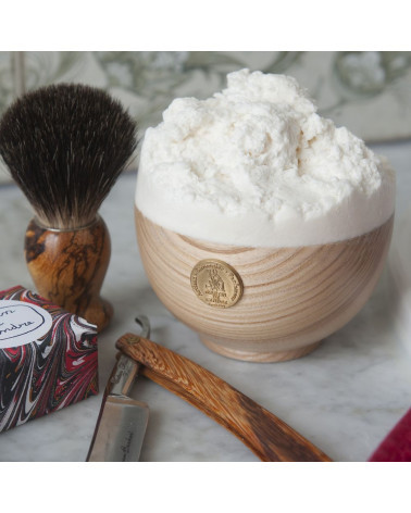 Wooden Bowl - Shaving Soap - Fern
